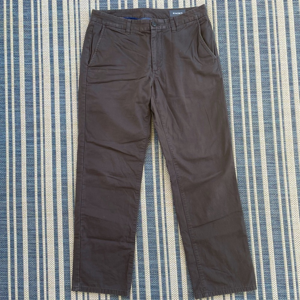 Bonobos Original Stretch Chino - Charcoal - 31x30 - Straight